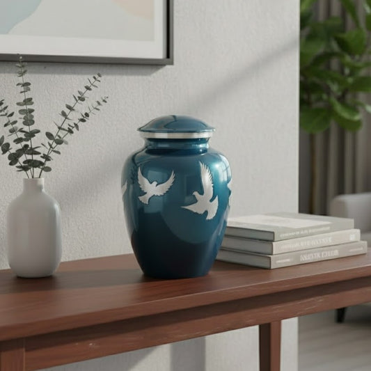 Flying Doves Urn