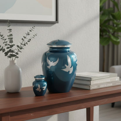 Flying Doves Urn