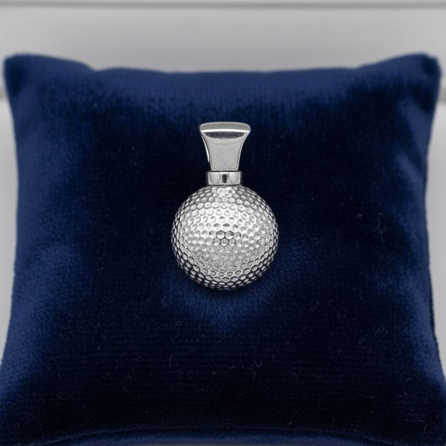 Golf Ball Ash Pendant | Memorial Jewellery