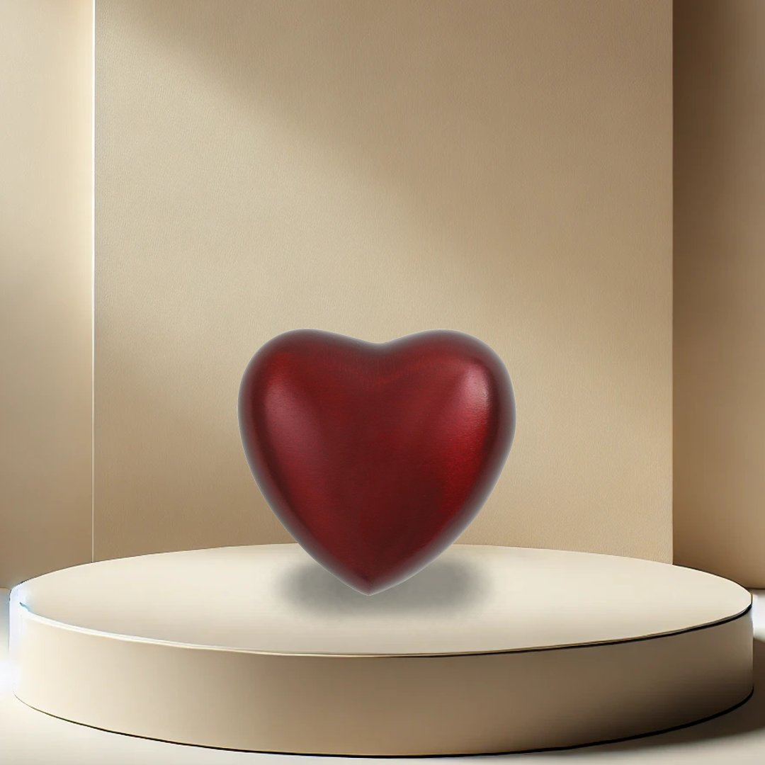 Grecian Crimson Heart Urn