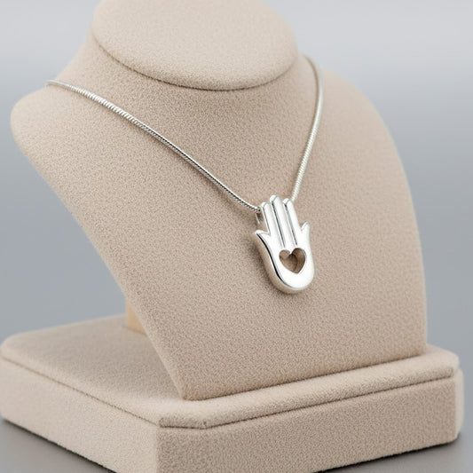 Hamsa Hand Ash Pendant | Memorial Jewellery
