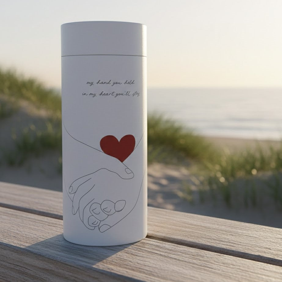 Hands Held Scattering Tube Urn