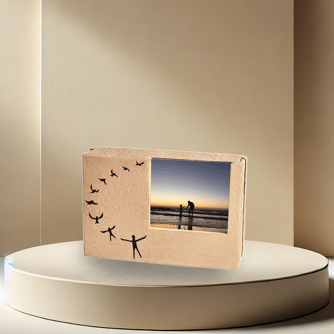 In-Flight Stone Frame Urn