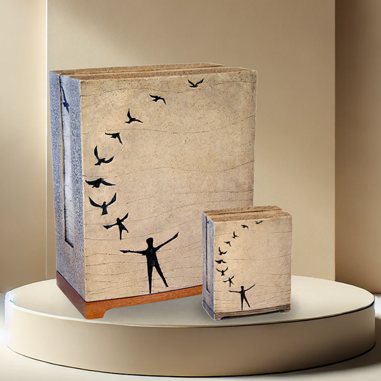 In-Flight Stone Urn