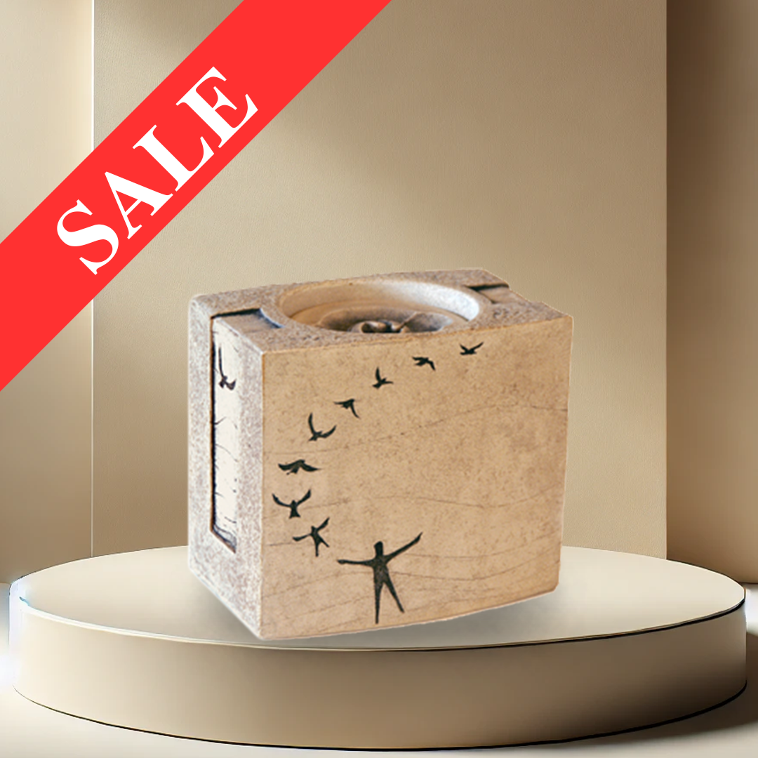 In-Flight Stone Candle Urn