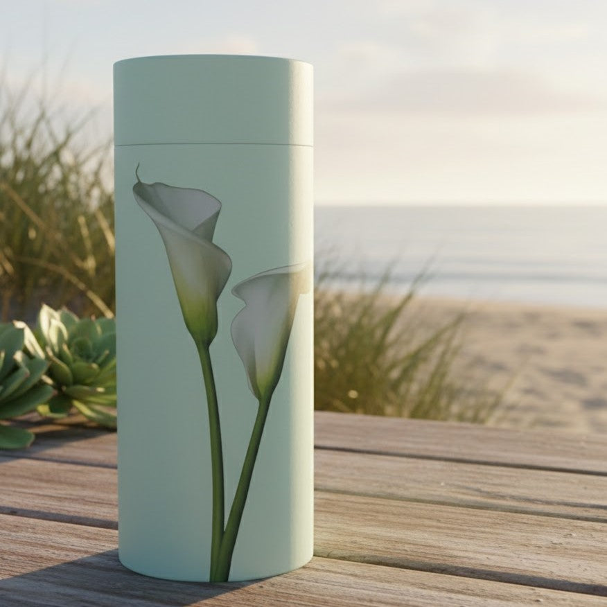 Lily Scattering Tube Urn