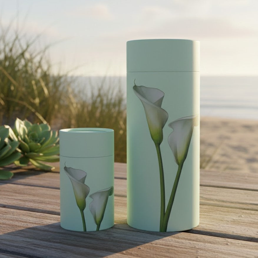 Lily Scattering Tube Urn