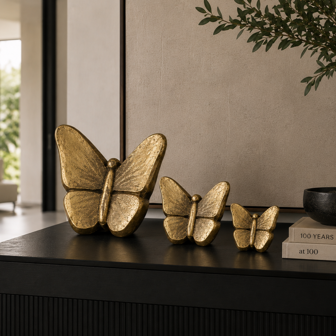 Mariposa Butterfly Urns - Gold