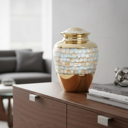 Mother Of Pearl Urn