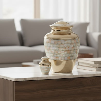 Mother Of Pearl Urn