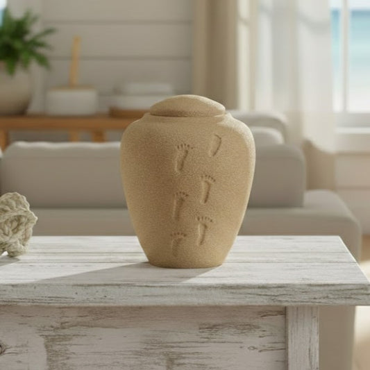 Oceane Sand Footprints Urn