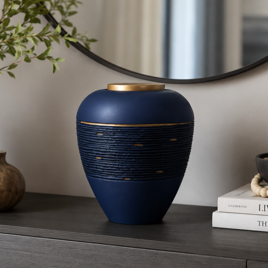 Onde Urn - Blue