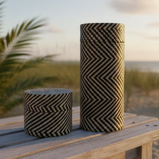 Pandanus Chevron Scattering Tube Urn