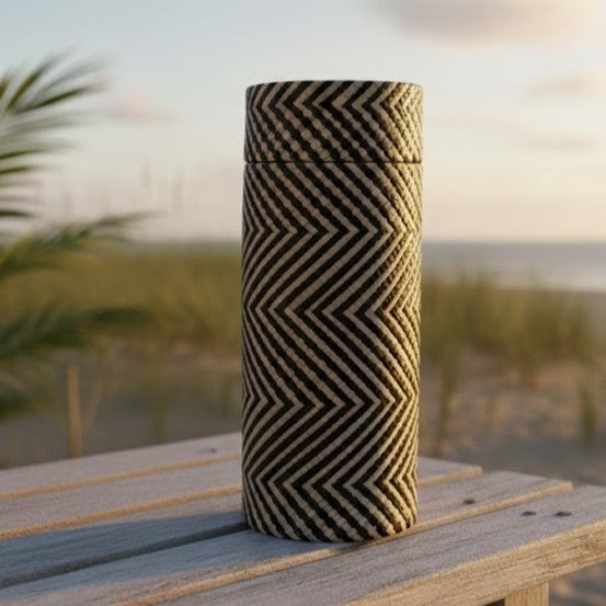 Pandanus Chevron Scattering Tube Urn