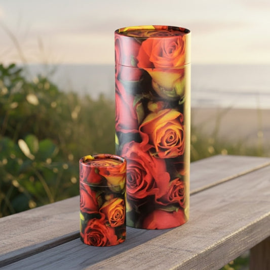 Rose Scattering Tube Urn
