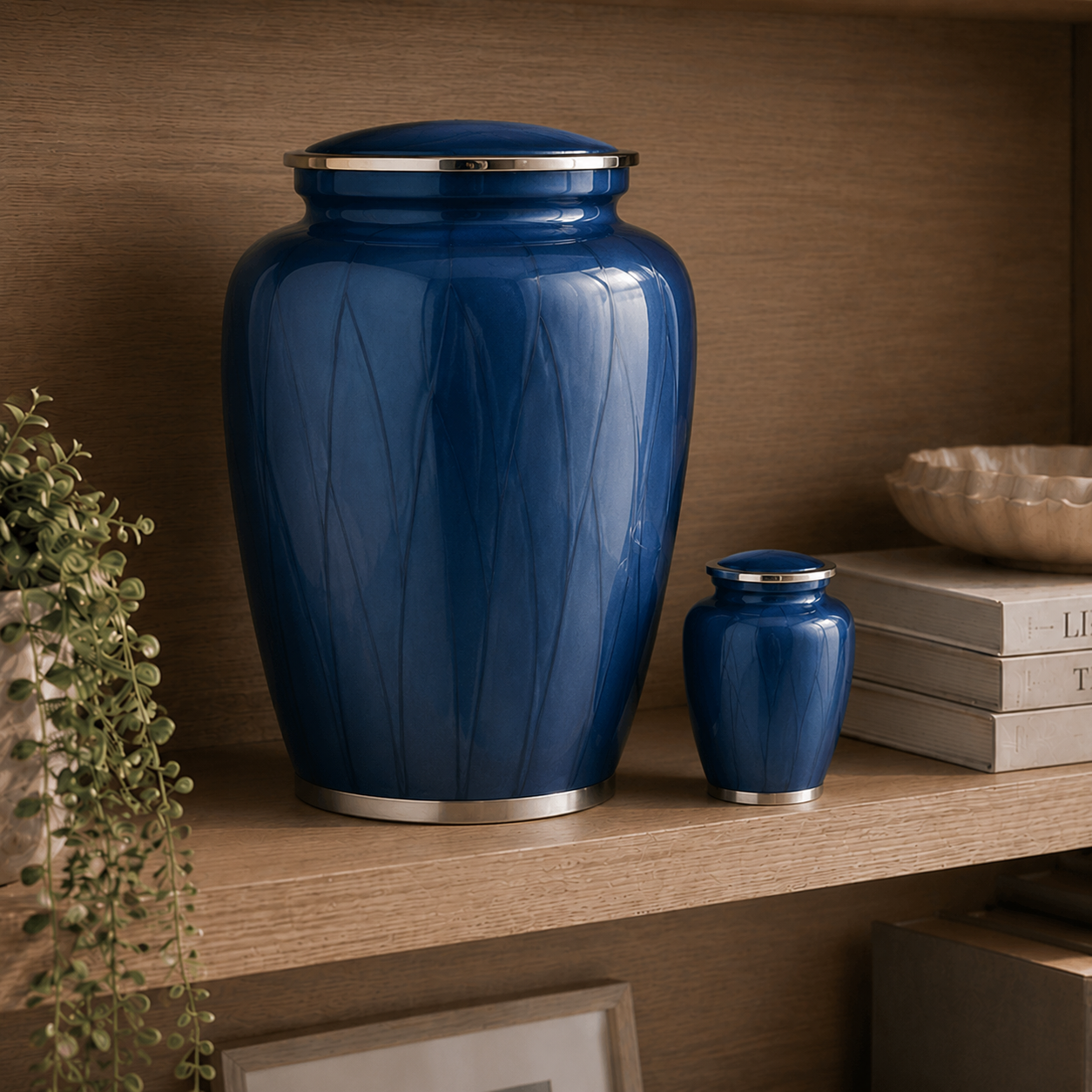 Serenity Blue Urn