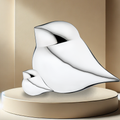 Silver Soulbird Urn - Male