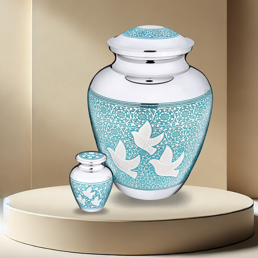 Soaring Doves Urn