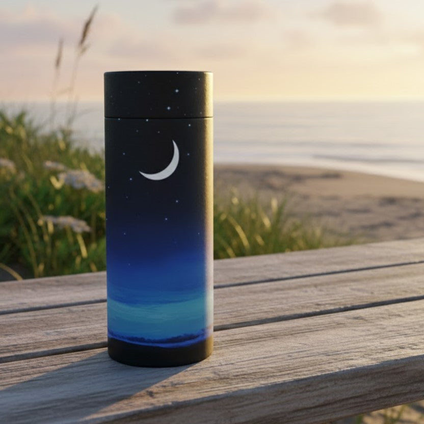 Starry Night Scattering Tube Urn