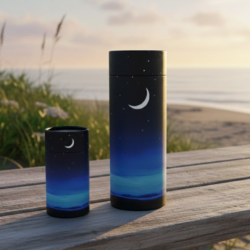 Starry Night Scattering Tube Urn