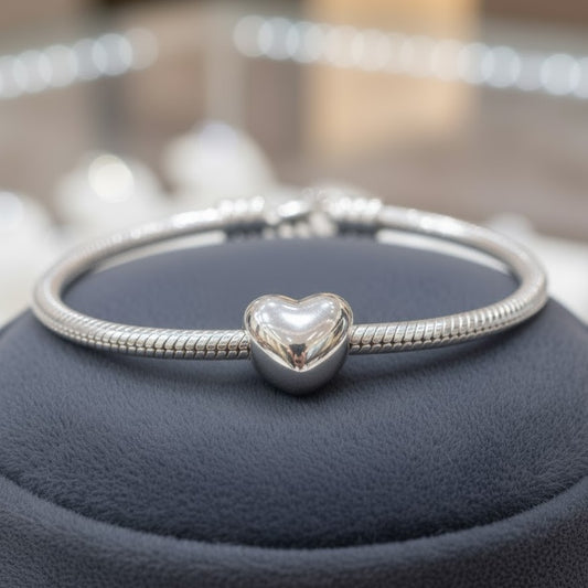 Treasure Love Heart Bead | Memorial Jewellery