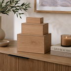 Veneer MDF Box Natural