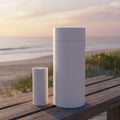 White Scattering Tube Urn