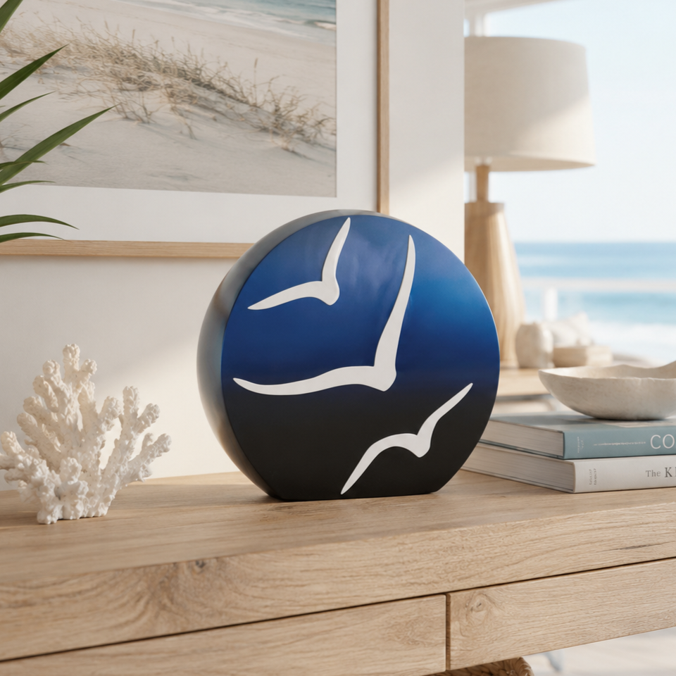 Wyndam Textured Going Home - Gloss Blue